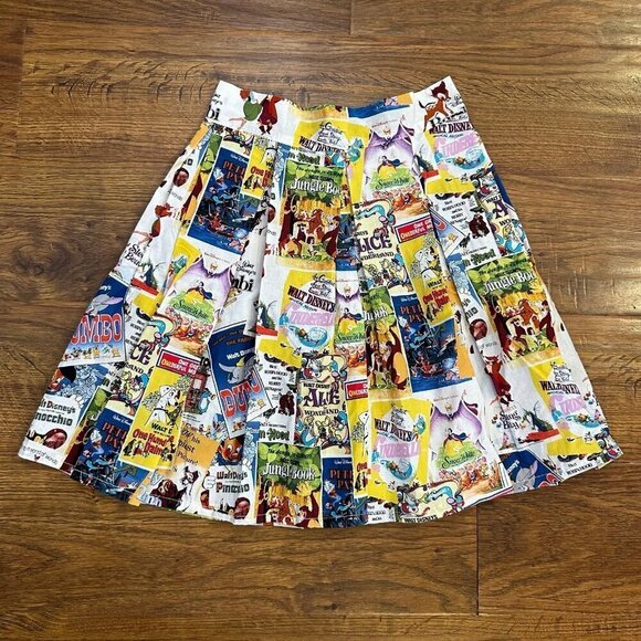 Dresses & Skirts - Vintage Disney movie poster pleated skirt